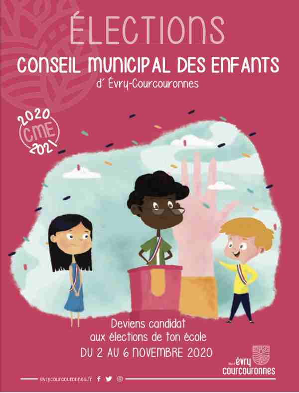 Flyer Conseil Municipal des Enfants evry-courcouronnes
